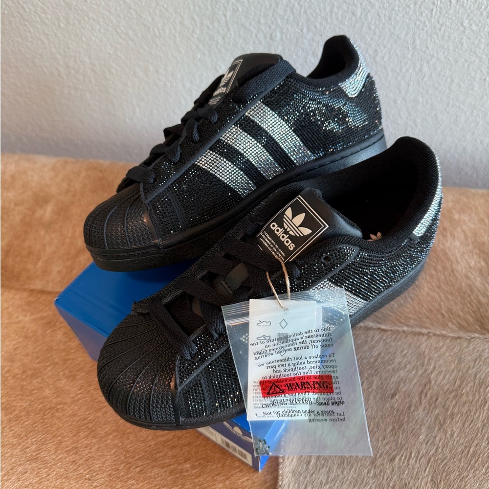 ADIDAS SUPERSTAR II-Sequin/Rhinestone - Picture 7 of 11